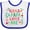 White and Royal, variant on Inktastic Nana and Papa Love Me Girls Baby Bib