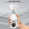 thumbnail image 4 of XSY E27 Light Bulb Camera 720P Two-Way Audio Color Night Vision WiFi Camera Smart Home Indoor Wireless Security Monitor, 4 of 7