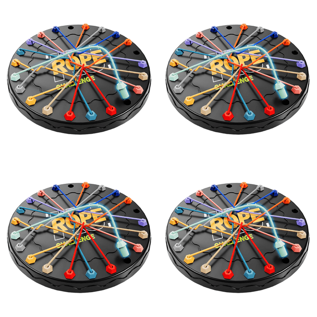 Juego Color Knots Rope Untangling Sorting Board para desarrollo de inteligencia