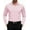 Pink, variant on Men Button Down Dress Shirts Long Sleeve Formal Shirt Untucked Polyester Shirt