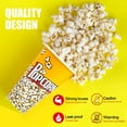 thumbnail image 3 of 3 Pack Retro Style Plastic Popcorn Containers Popcorn Boxes Bucket for Movie Night 7" Tall x 4.5" Top Diameter, 3 of 7