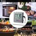 thumbnail image 4 of ThermoPro TP-16 Meat Thermometer with Stainless Steel Probe for Indoor Outdoor Use, Digital Cooking Thermometer for Grill, Barbecue, Oven, Smoker, Candy, 4 of 9