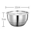 thumbnail image 2 of Cuenco de acero inoxidable en forma de H, recipiente para comida y sopa, cuenco para estofado con tapa, Clip para cuenco HOMEMAXS 10864523-MX, 2 of 6