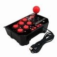 thumbnail image 1 of for Switch/PC// Game Controller, Dual Player Arcade Classic Wired Fighting Stick with TURBO Repeat Function, 1 of 9