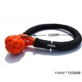 thumbnail image 4 of Orange 10mm*150mm Extreme Soft Shackles,Synthetic Rope Shackle Winch Shackle ,Easy to Use, 4 of 5