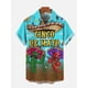 thumbnail image 2 of Camisas hawaianas de moda 2024 para hombre, estilo mexicano, estampado de póster artístico de grafiti colorido, camisa de manga corta, ropa estilo hawaiano, 2 of 4