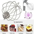 thumbnail image 4 of K45WW Wire Whip Attachment For Tilt-Head Stand Mixer For Kitchen Whisk Mixer Head For Egg Heavy Cream Beater, 4 of 9