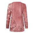 thumbnail image 5 of 2023 Chandail en Molleton Mode pour Femmes 50 % de Réduction Liquidation Hauts pour Femmes Automne Manches Longues Chandail Ample Chemise Habillée Décontractée Dames Chandails en Molleton à Col Rond Rayé, 5 of 5
