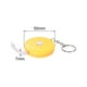 thumbnail image 2 of Métrica Cinta 1,5M/60 Pulgadas Retráctil Sastres Métrica Cinta Bolsillo Tamaño con Llave Cadena para Cuerpo, Tela, Costura y Manualidades Medidas, Claro Amarillo, 2 of 5