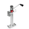 BULLDOG 151109 Round Trailer Jack, Side Mount, 2,000 lbs. Lift Capacity, Sidewind, Bolt-On, 10 Inch Travel