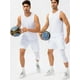 thumbnail image 5 of Pantalones cortos de hombre Mallas de una pierna para hombre para baloncesto bolsillos laterales entrenamiento físico medias de una sola pierna, 5 of 7