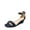 NAVY-SUEDE-1, variant on Women's Ankle Strap Low Wedge Sandals Party Bridal Wedding Dress Shoes