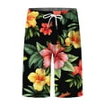 thumbnail image 3 of AOMPMSDX Male Summer Digital 3D Printed Shorts Elasticated Waisted Beach Pants Watermelon Red M, 3 of 5