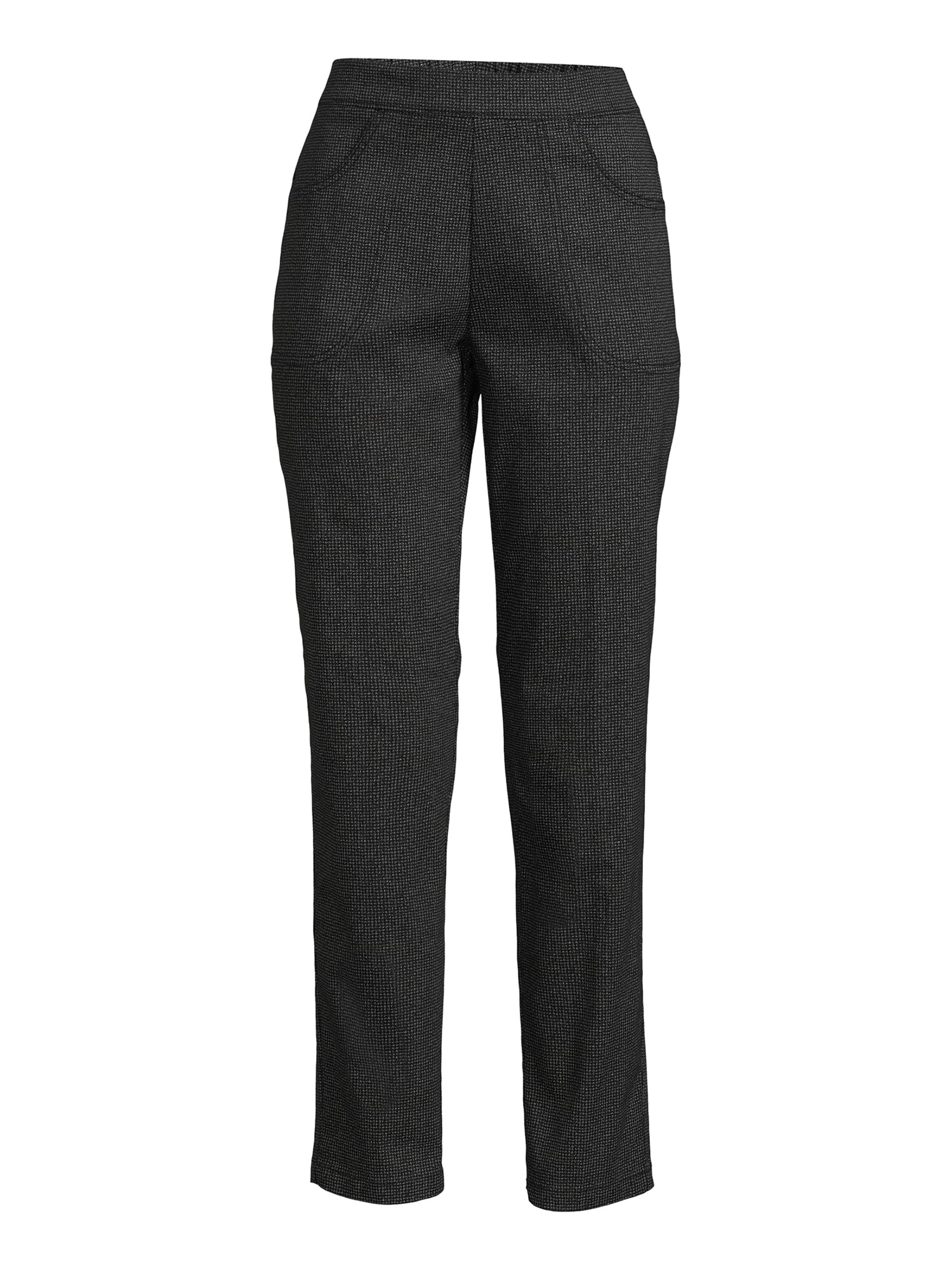 RealSize Women's Stretch Pull On Pants with Pockets, 29" Inseam for Regular, Sizes XS-XXL