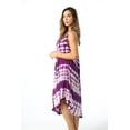 thumbnail image 3 of Riviera Sun Dress Dresses for Women (Purple / White, 3X), 3 of 4