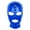 Blue, variant on Hansber Unisex Latex Face Mask Shiny Metallic Open Eyes and Mouth Headgear Full Face Mask Hood A Black One Size