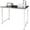 Black & White, variant on Yunken Thickened Iron Pipe Computer Desk, 43.3 Inch Office Table, Multifunctional Modern Desk, Suitable for Gaming, Studying, Home Office, White