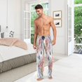 thumbnail image 7 of FREEAMG Magic Unicorn Pajama Pants for Men, Men's Separate Bottoms, Pure Cotton Comfortable Lounge Pants for Men（385）, 7 of 7