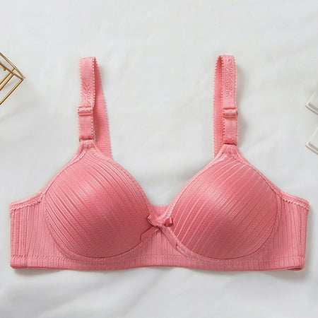 

eczipvz Women S Lingerie Sleep & Lounge Women s Plus Size Full Coverage Front Closure Posture Back Unpadded Wireless Minimizer Bra Watermelon Red M