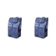 thumbnail image 2 of Bolsa de repuesto para carrito de la compra Bearachild ecológica de Tela azul oscuro 2Conjunto, 2 of 6