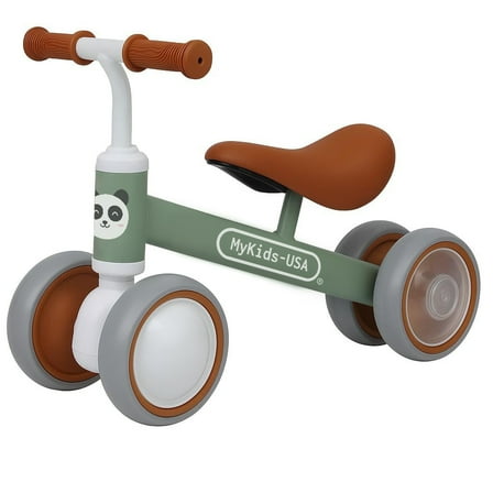 Metal Balance Bike for Toddlers with Light-Up Wheel (12–36 Months) – Strong & Stable First Ride