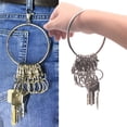 thumbnail image 5 of LICEWO Large Round Hoop Key Organizer Portable Metal Rings Key Holder Management Quick Hanging Keychain Keyring Durable, 5 of 10