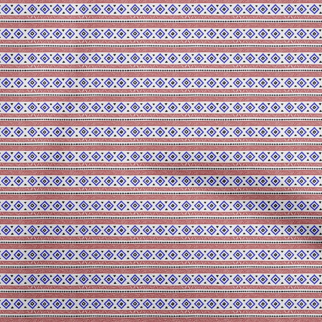 oneOone Polyester Spandex Red Fabric Tribal Craft Projects Decor Fabric Printed By The Yard 56 Inch Wide