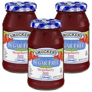 (3 pack) (3 Pack) Smucker's Sugar Free Seedless Strawberry Jam, 12.75 oz