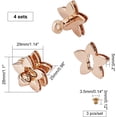 thumbnail image 2 of 4Sets Flower Alloy Bag Twist Lock Catch Clasps Flower-Shaped Bag Lock Clips Handbag Turn Lock for DIY Bag Making Accessories, 2 of 5