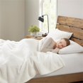 thumbnail image 3 of Pemberly Row Contemporary Fabric Queen Heated Blanket in Ivory, 3 of 10