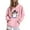 Pink, variant on Hoodies for Womens 2025 Fall Halloween Costume Hooded Jacket Loose Casual Fleece Sweatshirts Halloween Ghost Graphic Printed Long Sleeve Sweaters Pullover with Pocket