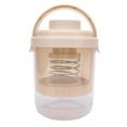 thumbnail image 1 of Greek Yogurt Strainer, 1000ml Spring Pressure Filtration Mesh Strainer for Filtering Thick Greek Yogurt Milk, 1 of 7