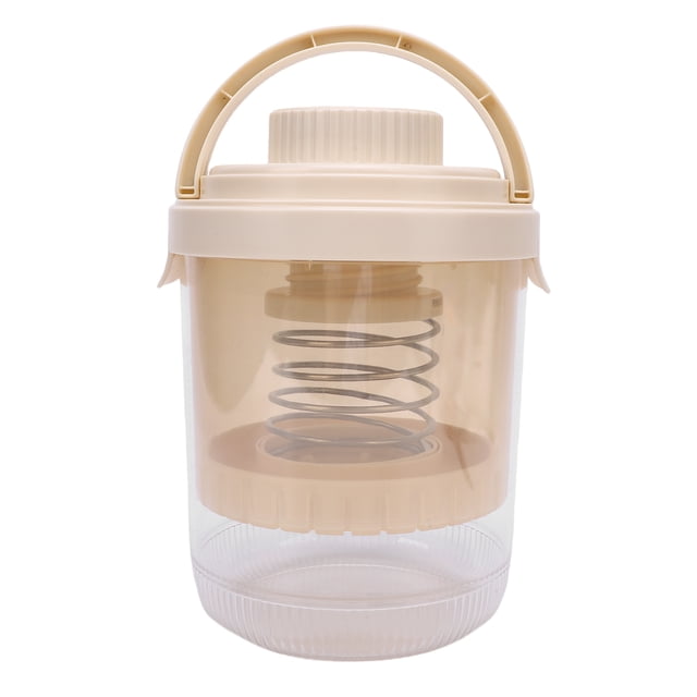 Greek Yogurt Strainer, 1000ml Spring Pressure Filtration Mesh Strainer for Filtering Thick Greek Yogurt Milk