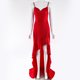 thumbnail image 3 of Vestidos de Fiesta Elegantes largo ajustado para mujer estilo sexy elegante vestido de satén ropa de fiesta Ygjytge Rojo T L para Mujer, 3 of 8