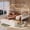 White, variant on Afuhokles Metal House Full Size Bed Frame with Pull-Out Trundle and Storage Chest Drawers, Black