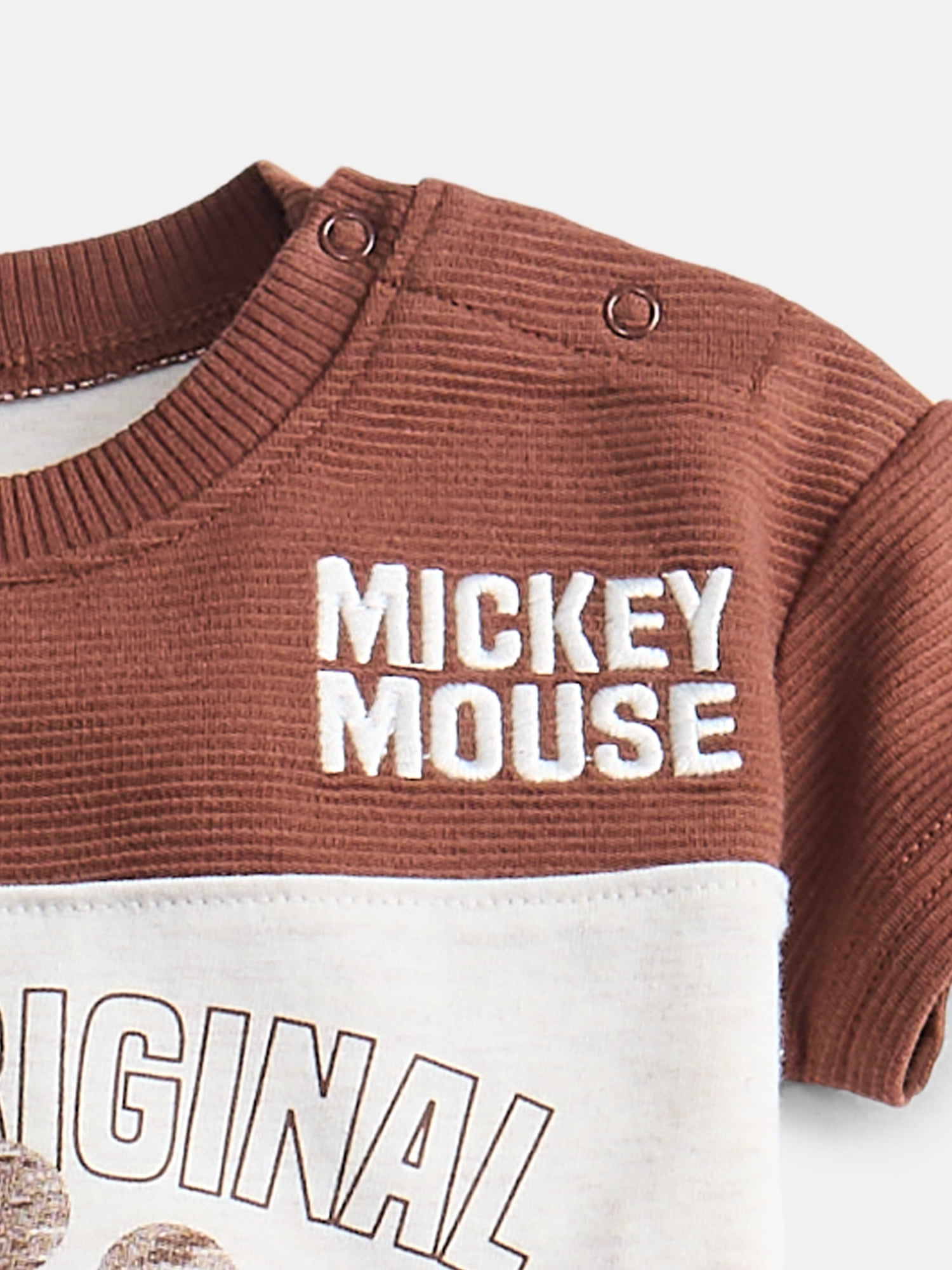 Mickey Mouse Baby Boys Graphic Tee and Matching Shorts Set, 2-Piece, Sizes 0/3M-24M