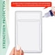 thumbnail image 3 of 20 Piezas Estuche Protector de Cromos Soporte de Tarjetas Graduados Transparentes de Acrílico con Fundas Rígidas para Tarjetas de Posición de Etiqueta, 3 of 5