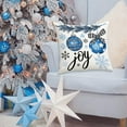 thumbnail image 2 of Winter Pillow Covers 18x18 Inch Christmas Throw Pillow Covers Cotton Linen Cushion Covers for Couch Sofa Bed Living Room Home Decor, 2 of 6