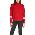 thumbnail image 1 of Suéter Sanctuary Clothing acanalado para mujer rojo extragrande, 1 of 1