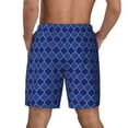 thumbnail image 4 of Fotbe Blue Lantern Shapes Men’s Swim Trunks Quick Dry Swim Shorts Board Shorts with Mesh Lining-Small, 4 of 9