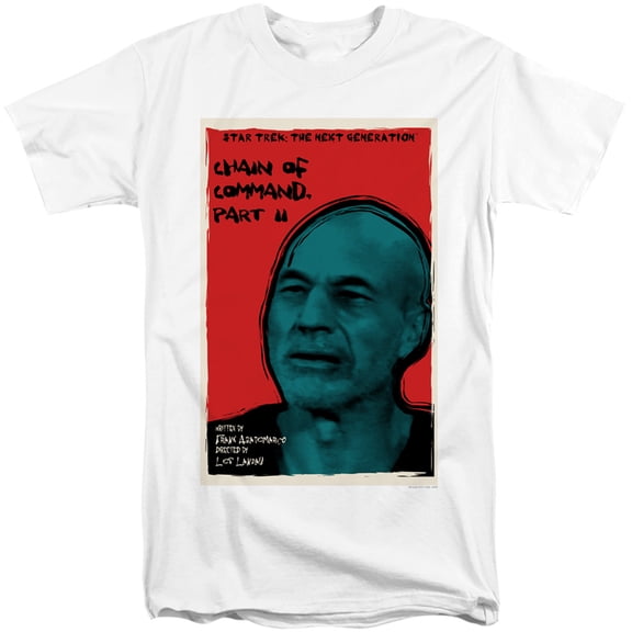 Star Trek Tng Season 6 Episode 11 Adult Tall T-Shirt 18/1 T-Shirt White