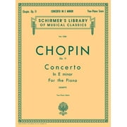 Concerto No. 1 in E Minor, Op. 11: Schirmer Library of Classics Volume 1350 Piano Duet (Paperback)