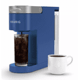 Keurig KSlim + ICED SingleServe Coffee Maker, Blue