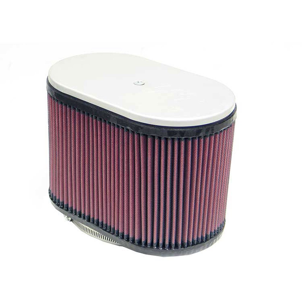 K&N Dual Flange Oval Universal Air Filter High Performance, Premium