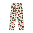 thumbnail image 4 of Xecao Rose Flowers Men's Straight Lounge Pajama Pants: The Ultimate in Comfortable Sleepwear, 4 of 9