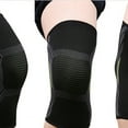 thumbnail image 3 of 2PCS Breathable Basketball Football Sports Kneepad High Elastic Volleyball Knee Pads, XL & L, 3 of 5