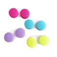 thumbnail image 1 of Lishi Colorful Contact Lens Case - Mini Soak Storage Kit for Travel, Home, and Outdoor (4 Pack), 1 of 5