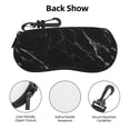 thumbnail image 4 of Picia Black Marble Texture Abstract Print Sunglasses Case, Eyeglasses Case Protector Large Glasses Case, Key Lock Case Protective Glasses Holder Eyeglasses Cases, 4 of 8