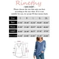 thumbnail image 6 of Long Sleeve Shirts for Women Casual V Neck Color Block T-Shirts Tunic Tops XX-Large Green(Green XL), 6 of 6