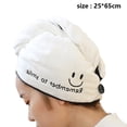 thumbnail image 2 of Toallas para el cabello para mujeres | Toalla absorbente de secado rápido | Turbante para cabello ideal para cabello largo y rizado, 2 of 5